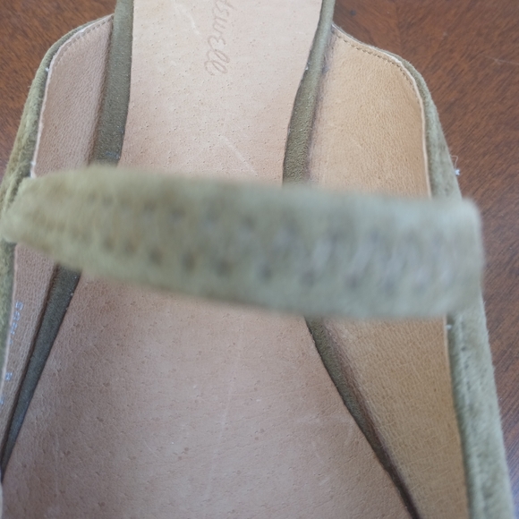 Madewell Olive Suede Mary Jane Flats - Picture 3 of 12